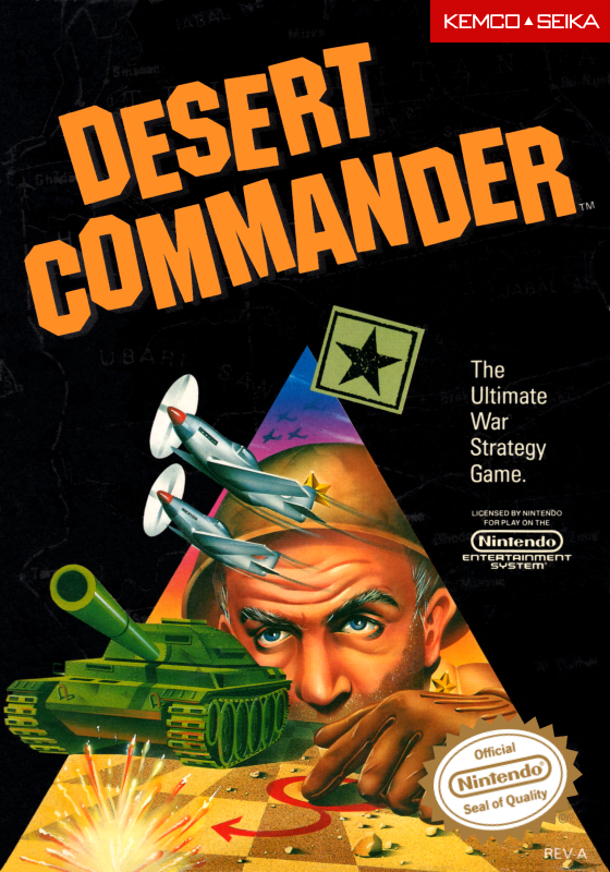 Desert Commander (Usa) Nes Print Poster