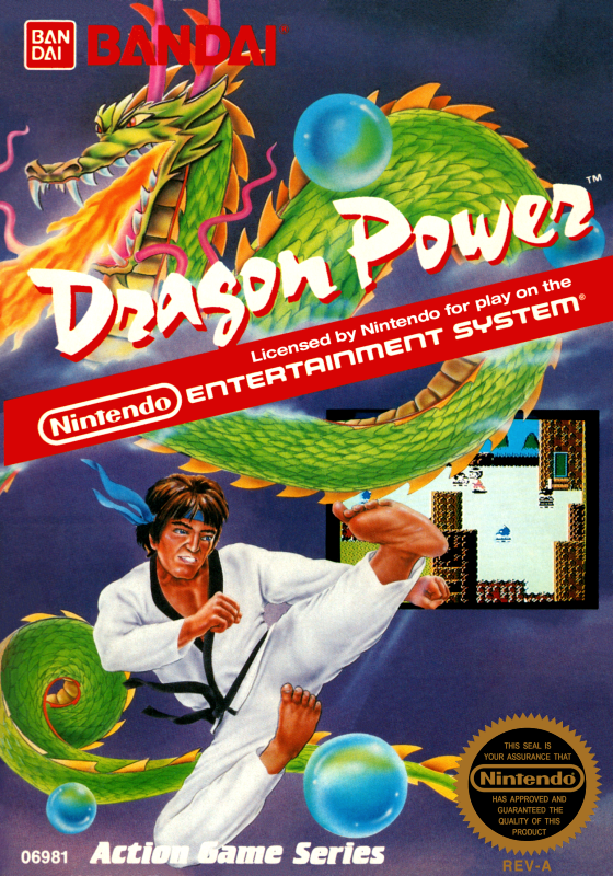 Dragon Power (Usa) Nes Print Poster