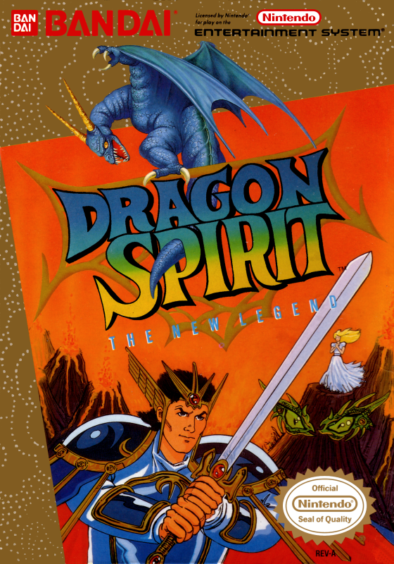 Dragon Spirit (Usa) Nes Print Poster