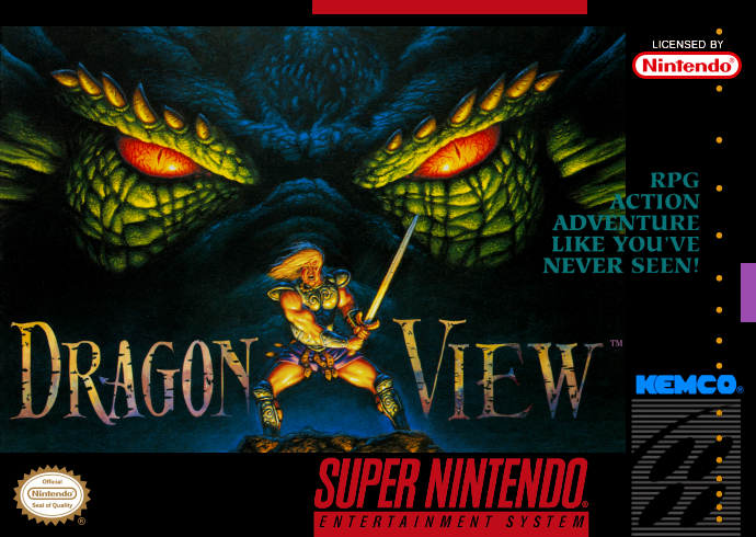 Dragon View (Usa) Snes Print Poster