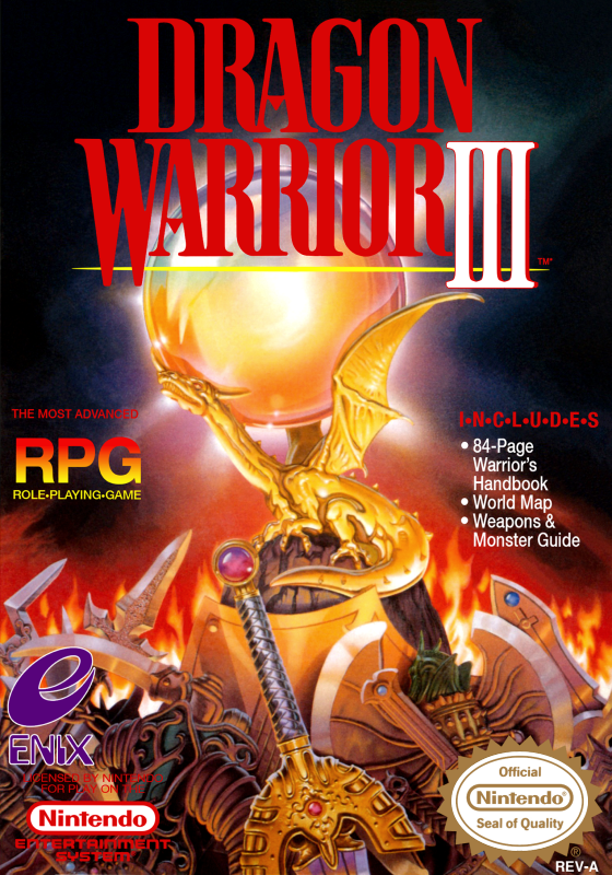 Dragon Warrior Iii (Usa) Nes Print Poster