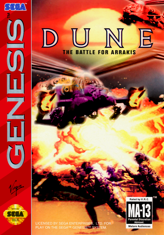 Dune The Battle For Arrakis (Usa) Genesis Print Poster