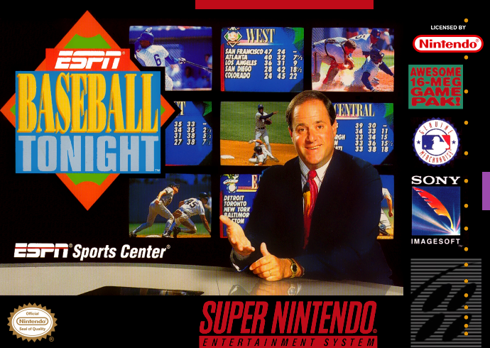 Espn Baseball Tonight (Usa) Snes Print Poster