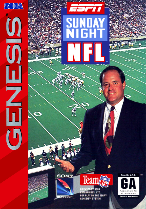 Espn Sunday Night Nfl (Usa) Genesis Print Poster