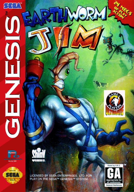 Earthworm Jim (Usa) Genesis Print Poster