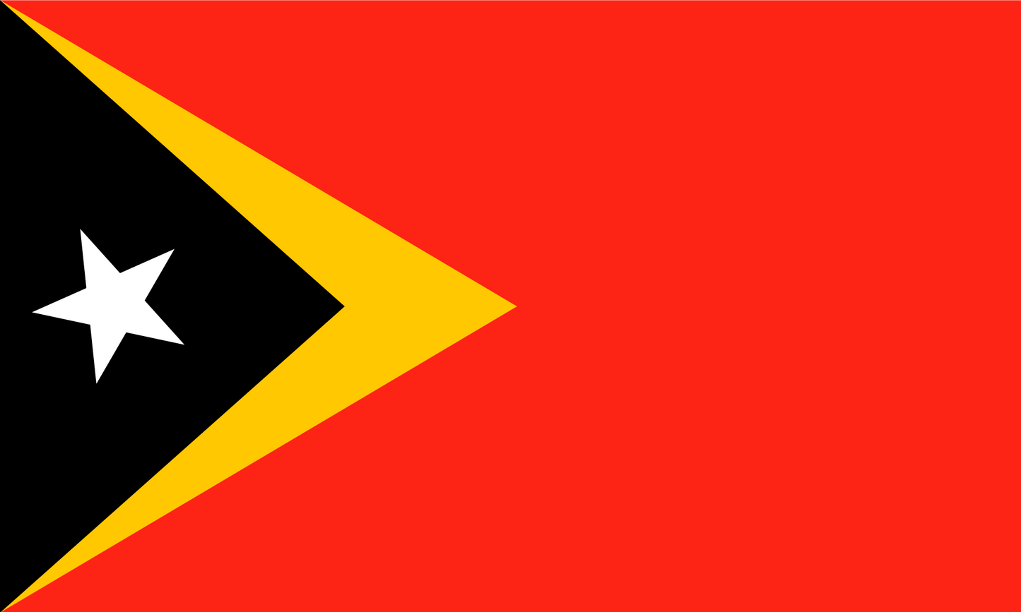 East Timor Flag Print Poster