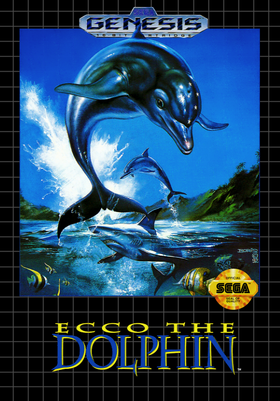 Ecco The Dolphin (Usa) Genesis Print Poster