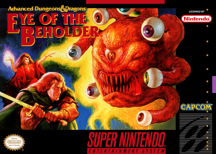 Eye Of The Beholder (Usa) Snes Print Poster
