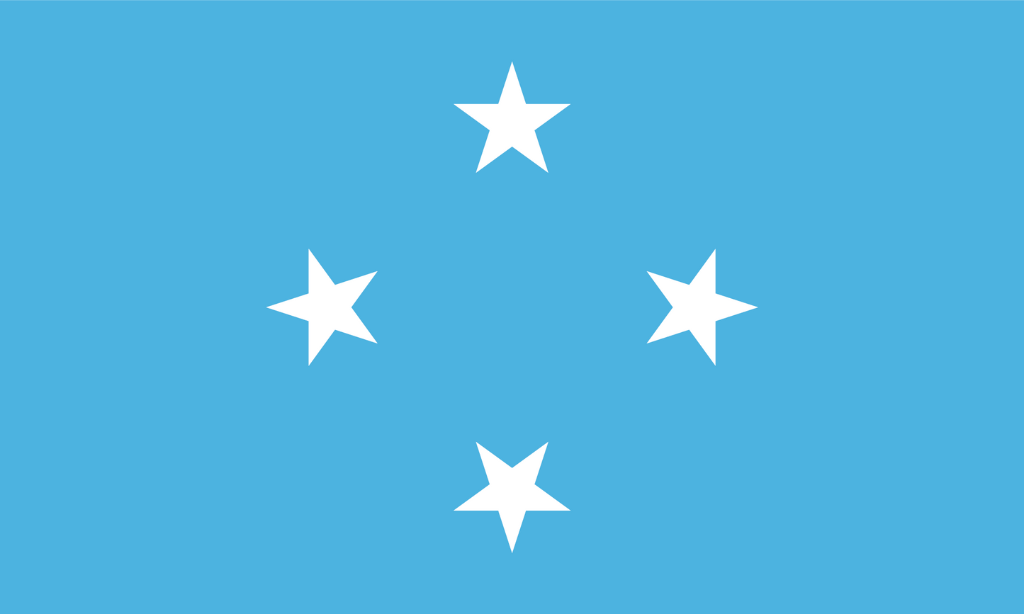 Federated States Of Micronesia Flag Print Poster