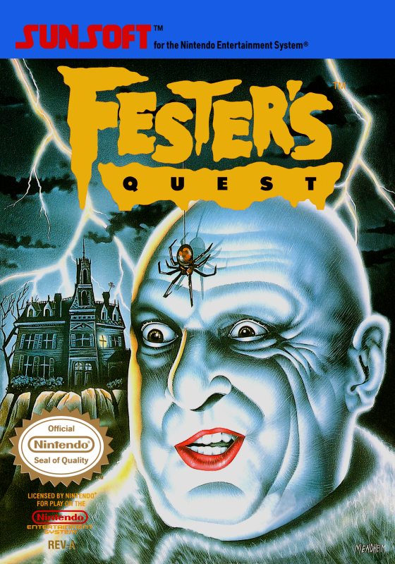Fester S Quest (Usa) Nes Print Poster