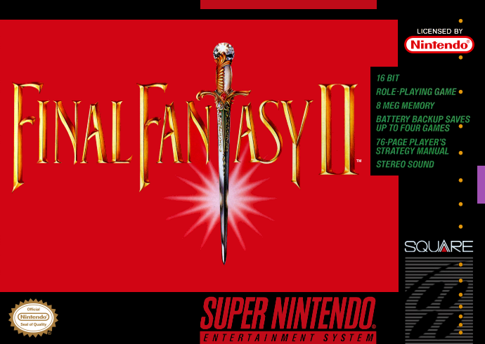 Final Fantasy Ii (Usa) Snes Print Poster