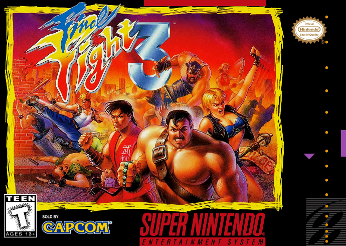 Final Fight 3 (Usa) Snes Print Poster