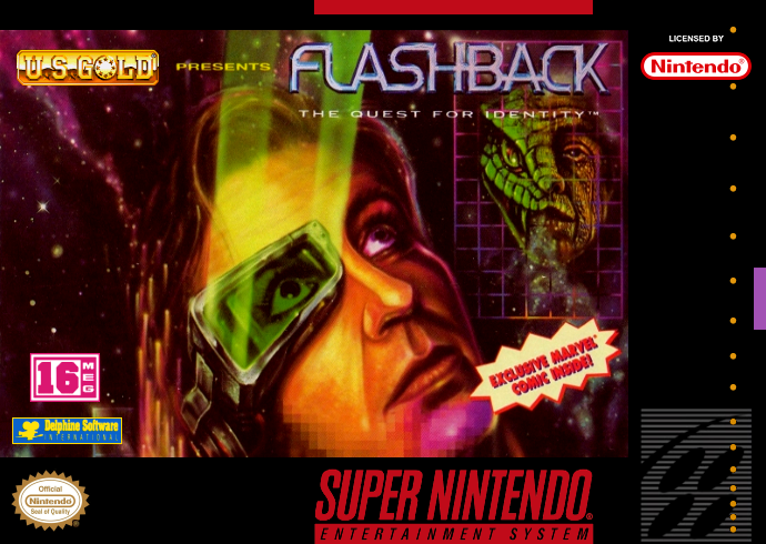 Flashback The Quest For Identity (Usa) Snes Print Poster
