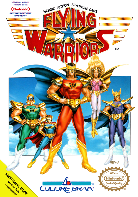 Flying Warriors (Usa) (Bordered For Nes Classic Use) Nes Print Poster