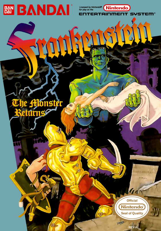 Frankenstein The Monster Returns (Usa) Nes Print Poster