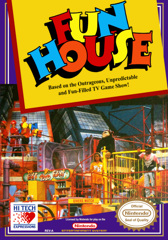 Fun House (Usa) Nes Print Poster