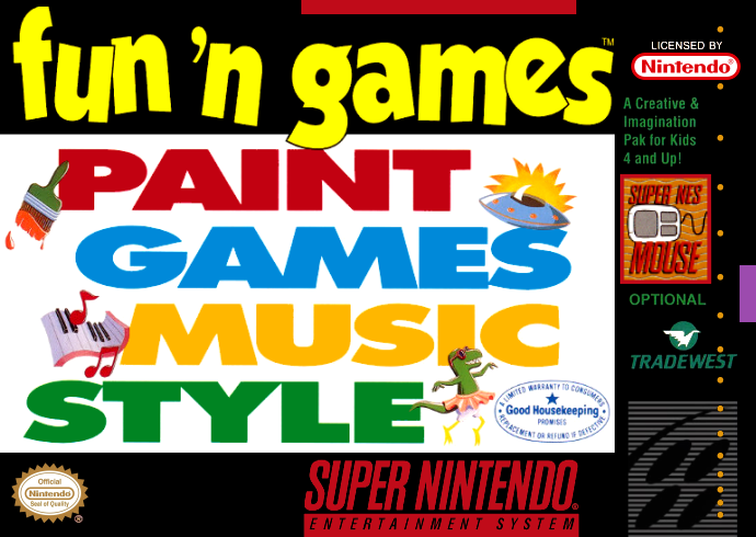 Fun N Games (Usa) Snes Print Poster