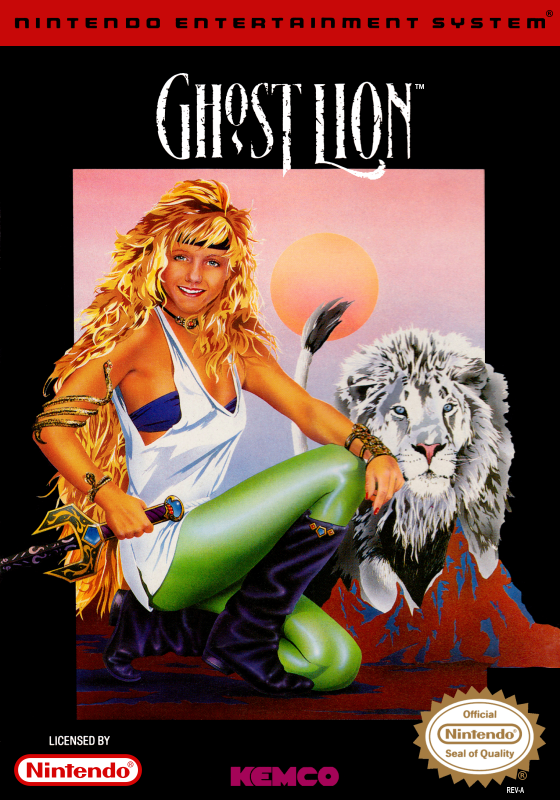 Ghost Lion (Usa) Nes Print Poster