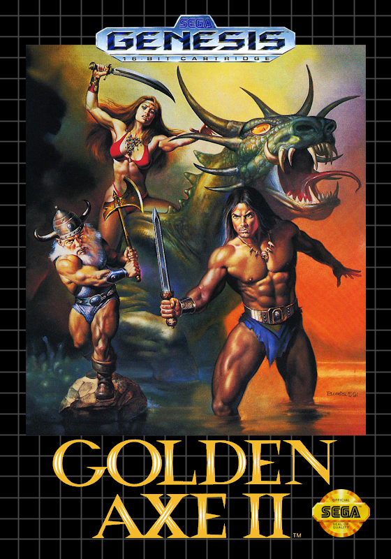 Golden Axe Ii (Usa) Genesis Print Poster
