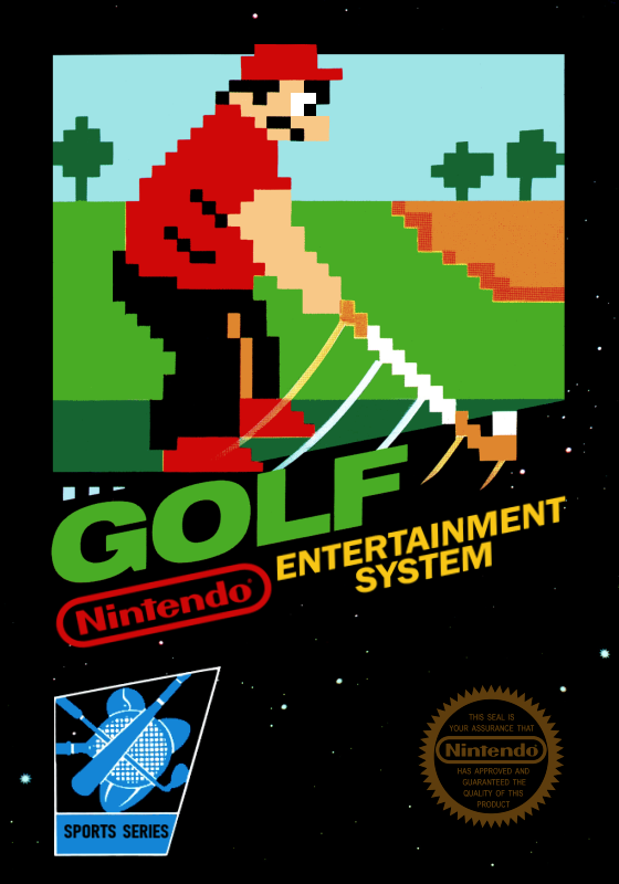 Golf (Usa) Nes Print Poster