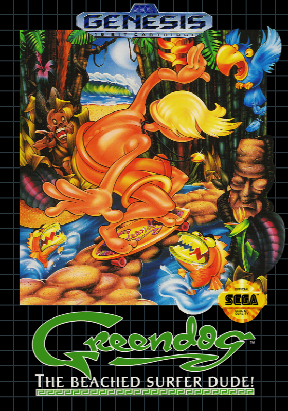 Greendog The Beached Surfer Dude (Usa) Genesis Print Poster