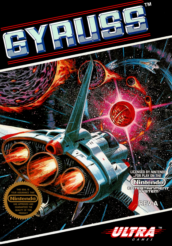 Gyruss (Usa) Nes Print Poster