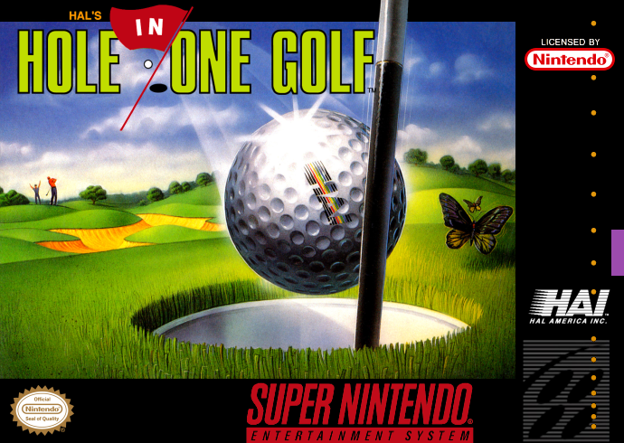 Hal S Hole In One Golf (Usa) Snes Print Poster