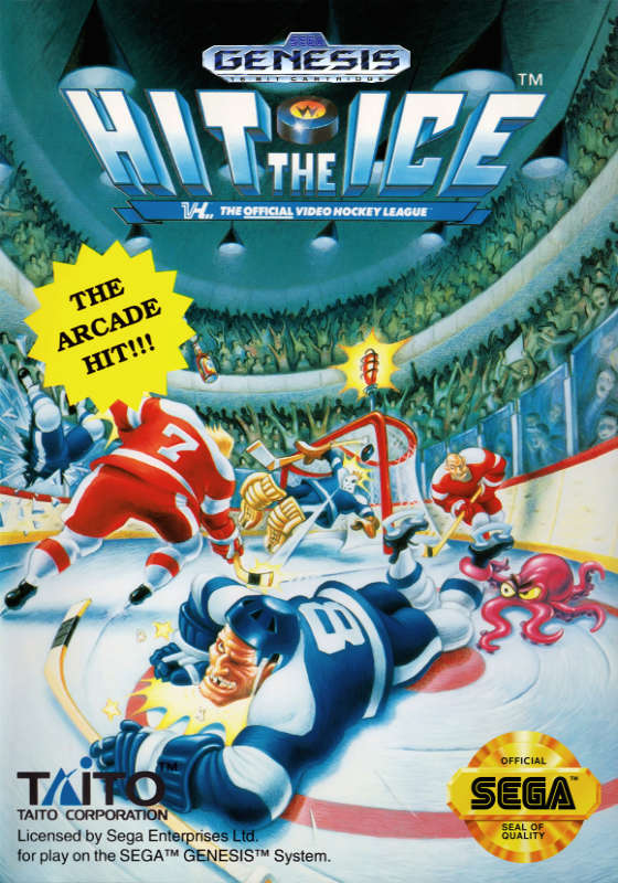 Hit The Ice (Usa) Genesis Print Poster