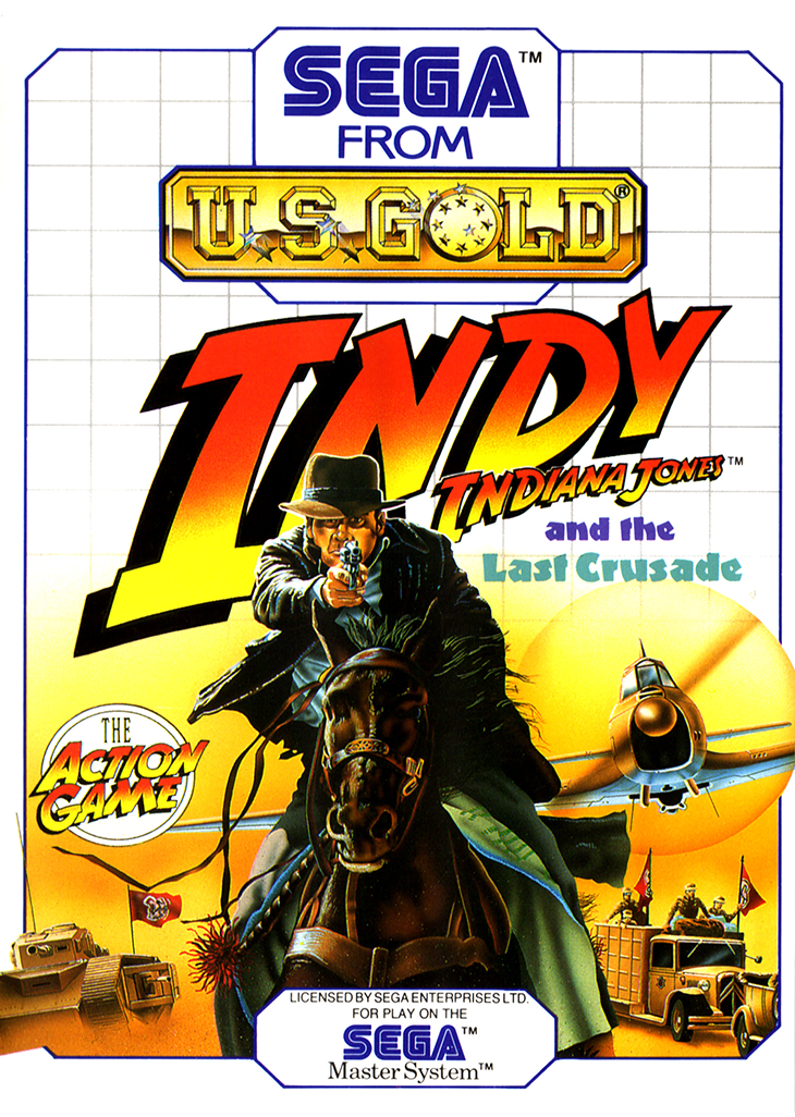 Indiana Jones And The Last Crusade Sega Master System Print Poster
