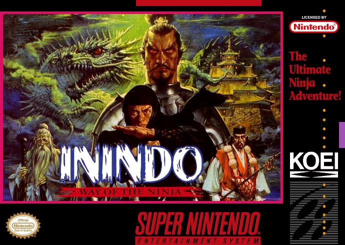 Inindo The Way Of The Ninja (Usa) Snes Print Poster