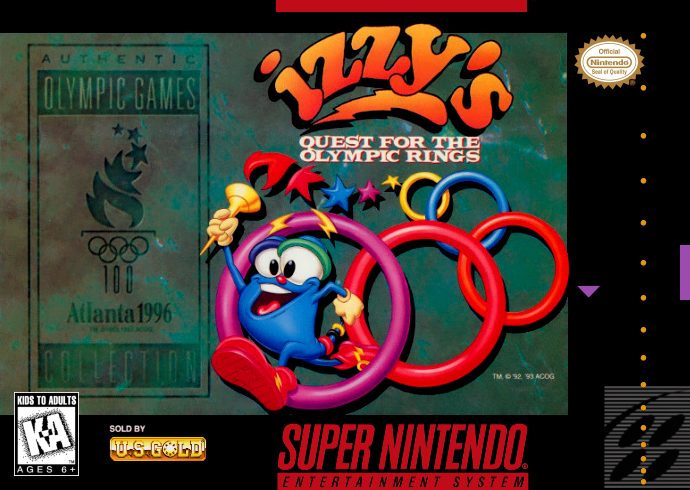 Izzy S Quest For The Olympic Rings (Usa) Snes Print Poster