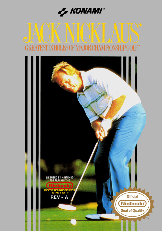 Jack Nicklaus Greatest 18 Holes Of Major Championship Golf (Usa) Nes Print Poster