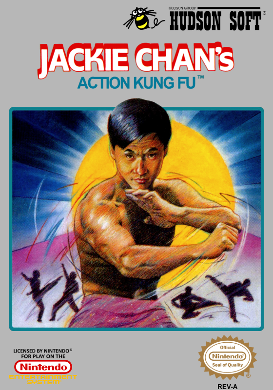 Jackie Chan S Action Kung Fu (Usa) Nes Print Poster
