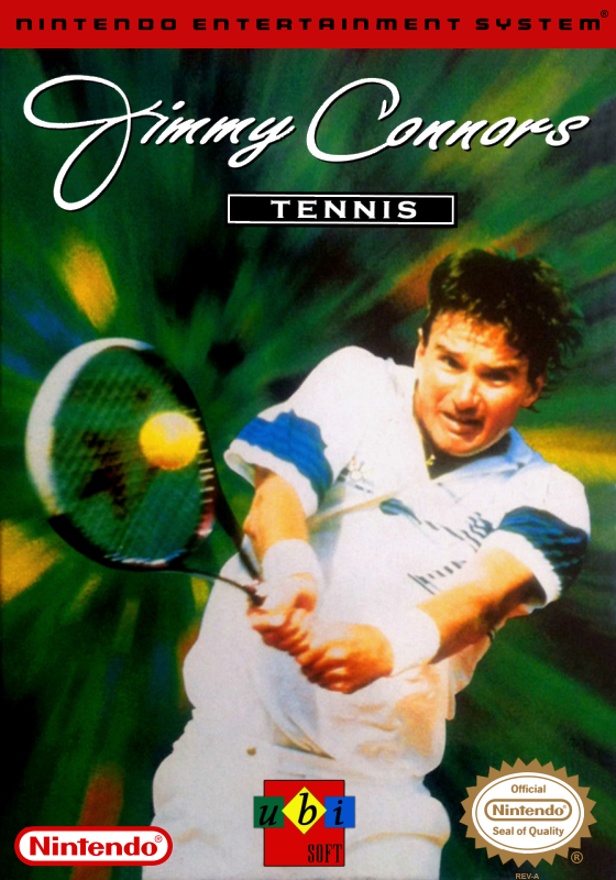 Jimmy Connors Tennis (Usa) Nes Print Poster