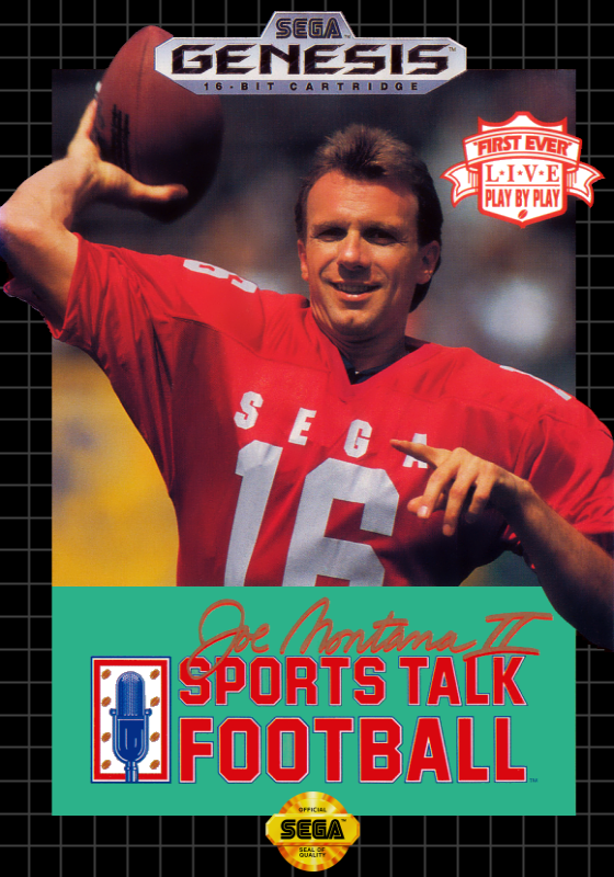 Joe Montana Ii Sports Talk Football (Usa) Genesis Print Poster