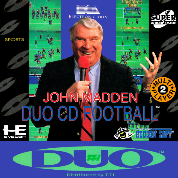 John Madden Duo Cd Football (Cd) (Manual) Turbografx 16 Print Poster