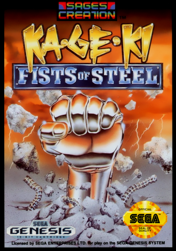 Ka Ge Ki Fists Of Steel (Usa) Genesis Print Poster