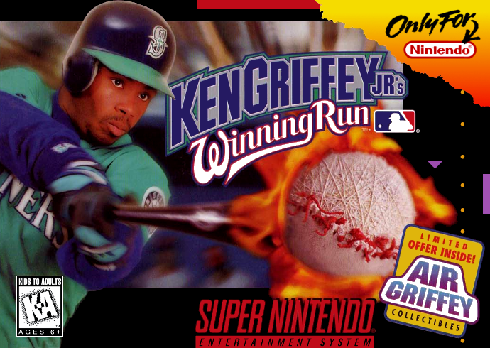 Ken Griffey Jr S Winning Run (Usa) Snes Print Poster