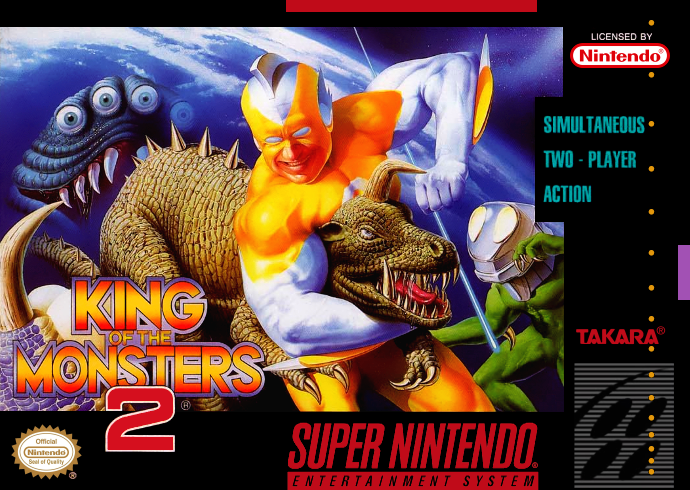 King Of The Monsters 2 (Usa) Snes Print Poster