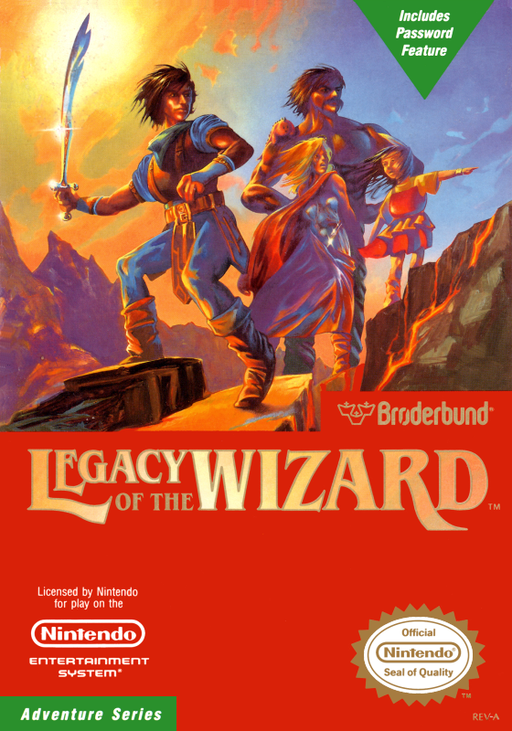 Legacy Of The Wizard (Usa) Nes Print Poster