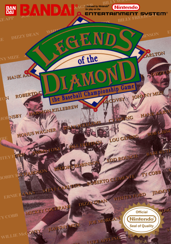 Legends Of The Diamond (Usa) Nes Print Poster