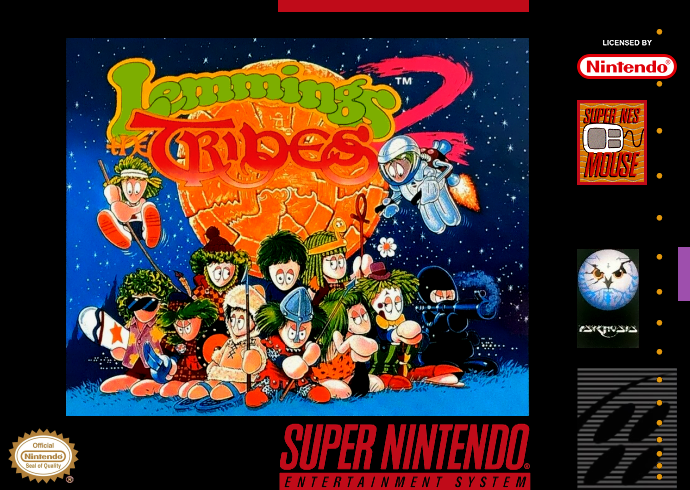 Lemmings 2 Tribes (Usa) Snes Print Poster