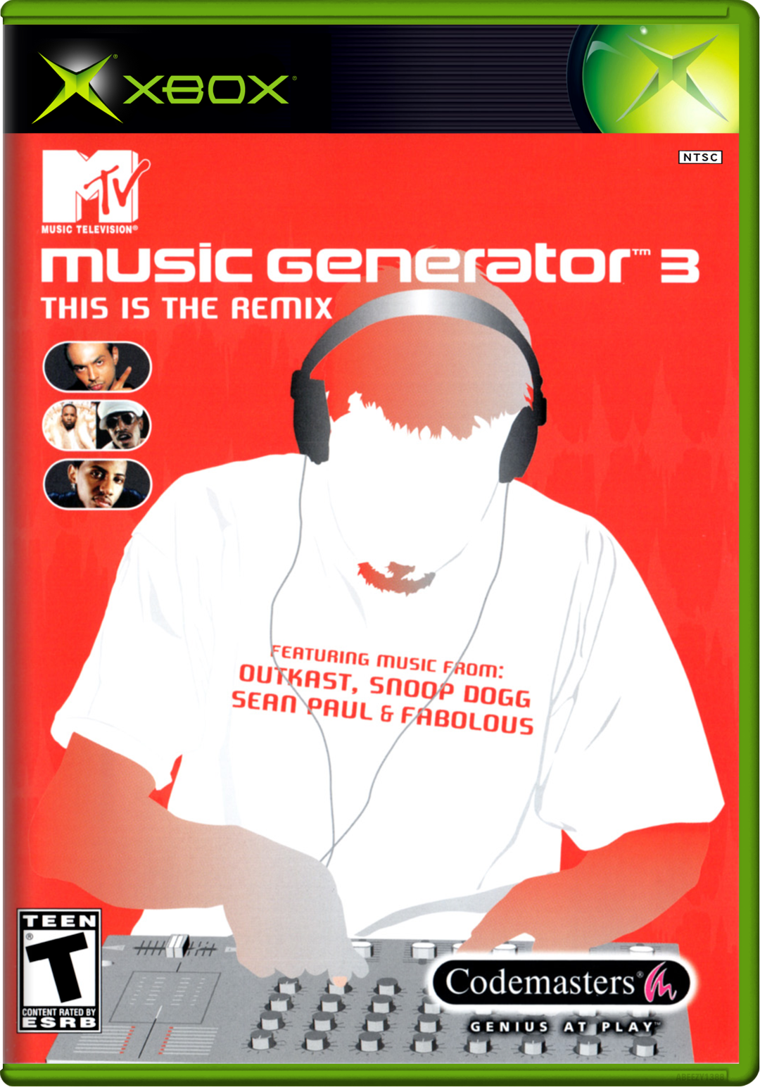 Mtv Music Generator 3 This Is The Remix Xbox Print Poster