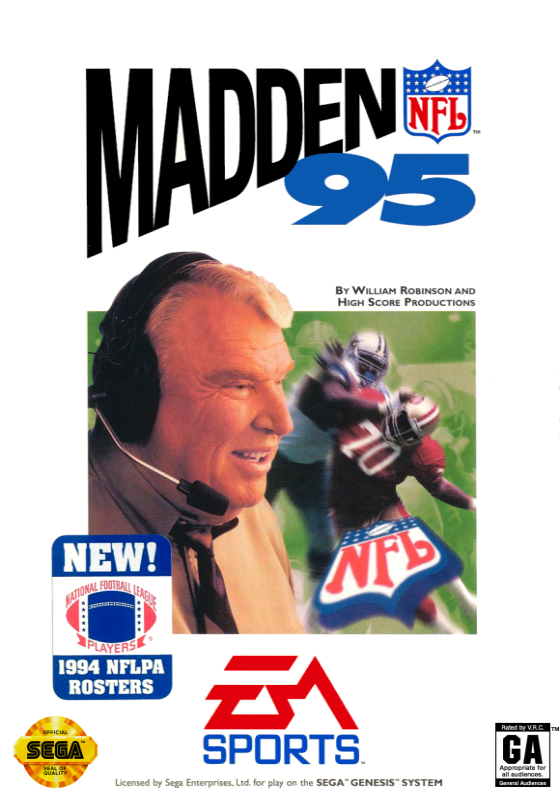 Madden 95 (Usa) Genesis Print Poster