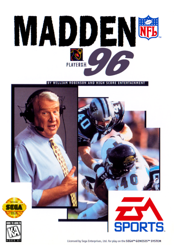 Madden 96 (Usa) Genesis Print Poster