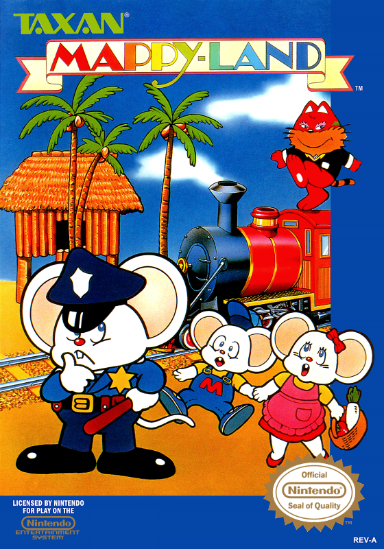 Mappyland (Usa) Nes Print Poster
