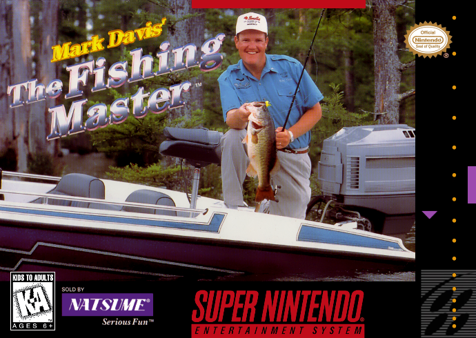 Mark Davis The Fishing Master (Usa) Snes Print Poster