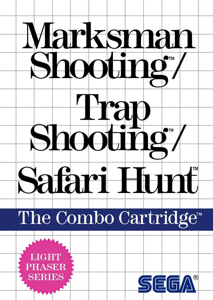 Marksman Shooting & Trap Shooting & Safari Hunt Sega Master System Print Poster