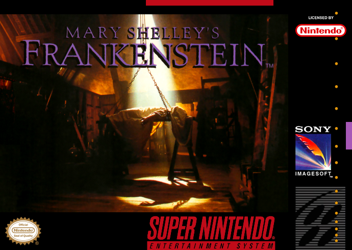 Mary Shelley S Frankenstein (Usa) Snes Print Poster