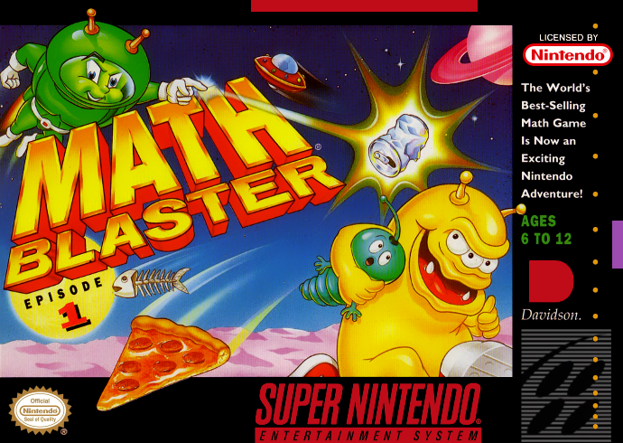 Math Blaster Episode 1 (Usa) Snes Print Poster